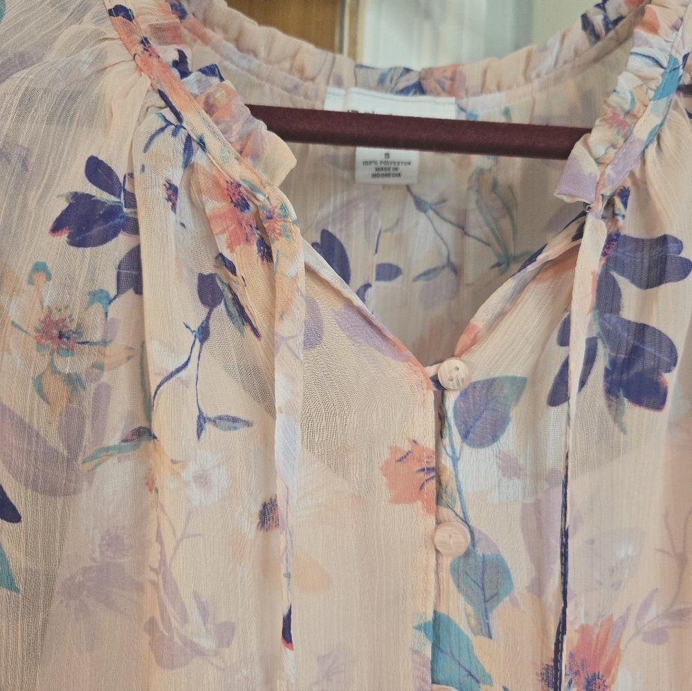 Liz Claiborne Pink Floral Sleeveless Camisole - Picture 2 of 7